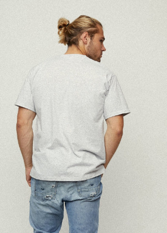 Сіра футболка чоловіча basic YAPPI