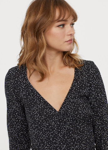 Чорна блуза H&M