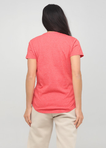 Светло-красная летняя футболка Top of the World