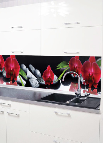 Кухонный фартук Алая Орхидея, 650х2500 мм Zatarga (142262041)