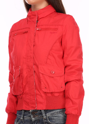 Червона демісезонна куртка Pepe Jeans