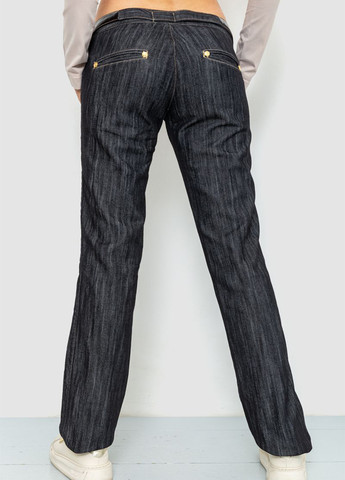 Темно-серые джинсовые демисезонные прямые брюки Ager
