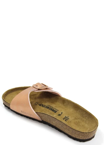 Золотые кэжуал шлепанцы для девочек Birkenstock