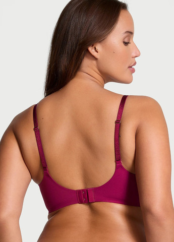 Бордовый демисезонный комплект (бюстгальтер, трусики) Victoria's Secret