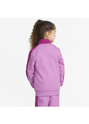 Розовая демисезонная детская олимпийка x smileyworld t7 kids' track jacket Puma
