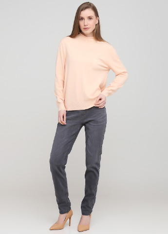 Джеггінси двосторонні Fashion news квіткові сірі джинсові бавовна
