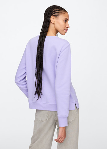 Фіолетовий світшот Gap логотип без декору (337172024)