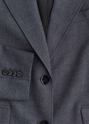 Сіре демісезонне Пальто однобортне H&M