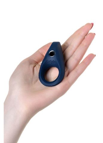 Ерекційне віброкільце Rocket Ring з подовженим стимулятором клітора, перезаряджуване Satisfyer (256537672)