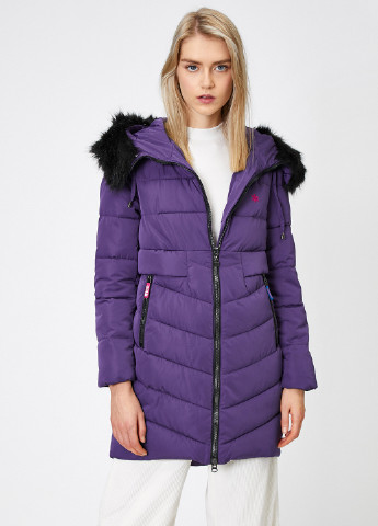 Фіолетова демісезонна куртка KOTON