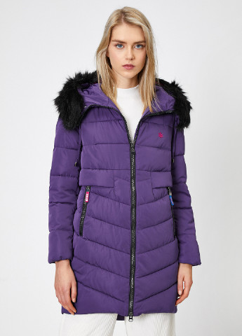 Фиолетовая демисезонная куртка KOTON