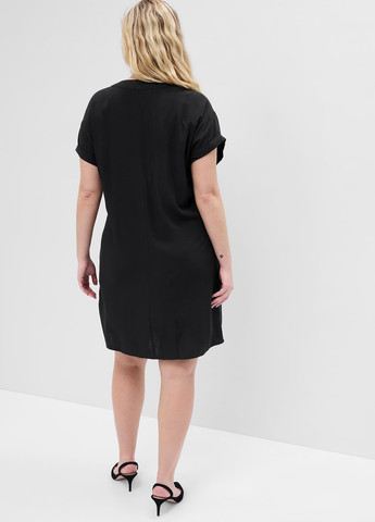 Чорна кежуал сукня сукня-футболка Gap однотонна