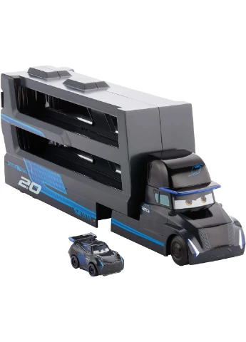 Грузовик - трансформер Джексона Шторма Disney Pixar Cars Minis Transporter Гал Бофорт на 18 мини машинок (GNW35) Mattel (255254285)