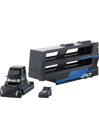 Грузовик - трансформер Джексона Шторма Disney Pixar Cars Minis Transporter Гал Бофорт на 18 мини машинок (GNW35) Mattel (255254285)