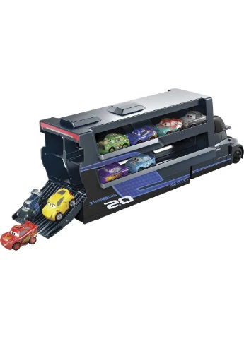 Грузовик - трансформер Джексона Шторма Disney Pixar Cars Minis Transporter Гал Бофорт на 18 мини машинок (GNW35) Mattel (255254285)