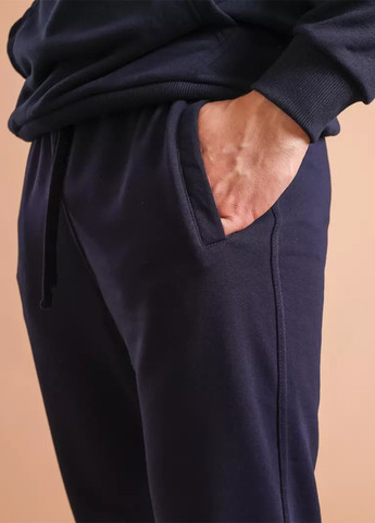 Темно-синие кэжуал демисезонные джоггеры брюки BBL