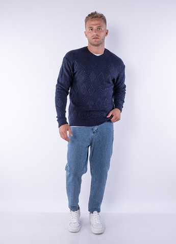 Синий демисезонный пуловер пуловер Time of Style