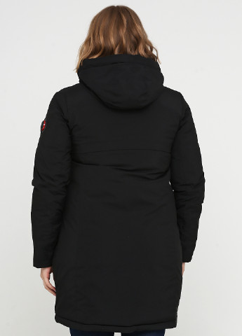 Черная зимняя куртка Furui