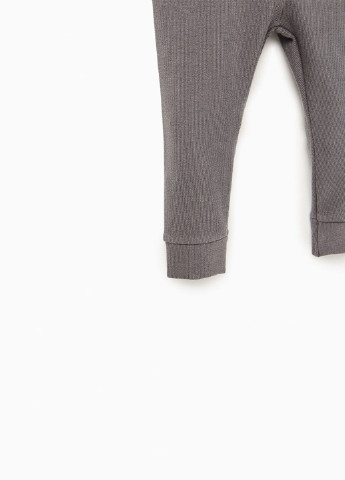 Серые кэжуал демисезонные брюки Zara