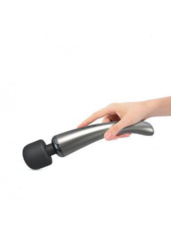 Потужний вібромасажер MEGAWAND Chrome Silver водонепроникний, перезаряджається, 160 режимів Dorcel (252607153)