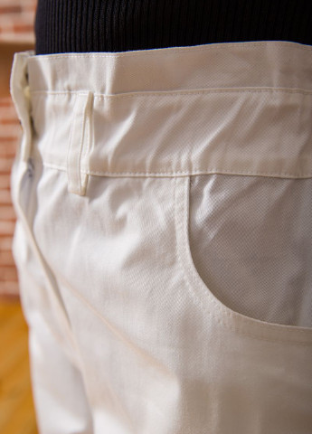 Белые кэжуал летние зауженные брюки Ager