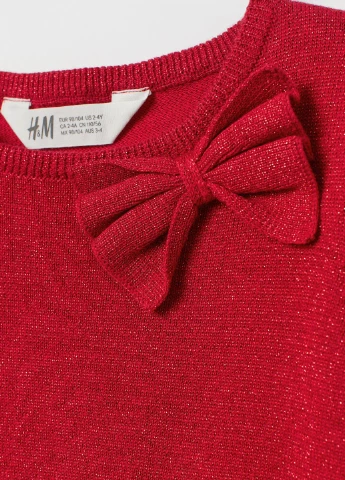 Красный джемпер демісезон,червоний-золотистий, H&M