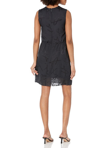 Чорна кежуал сукня Armani Exchange однотонна