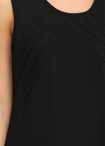 Чорна кежуал сукня Signature однотонна