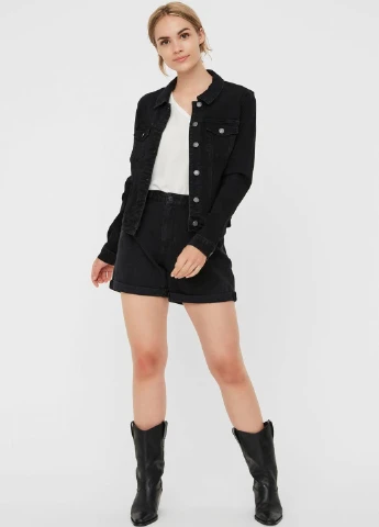 Чорна демісезонна куртка Vero Moda