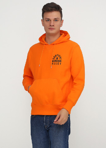 Худи H&M логотипы оранжевые кэжуалы