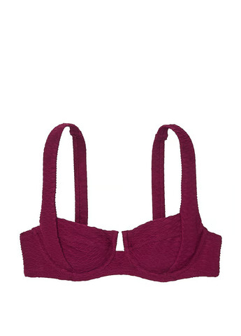 Бордовий літній купальник (ліф, трусики, спідниця) роздільний, балконет Victoria's Secret