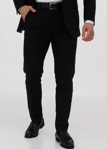 Черный демисезонный костюм (пиджак, брюки) брючный Trend Collection