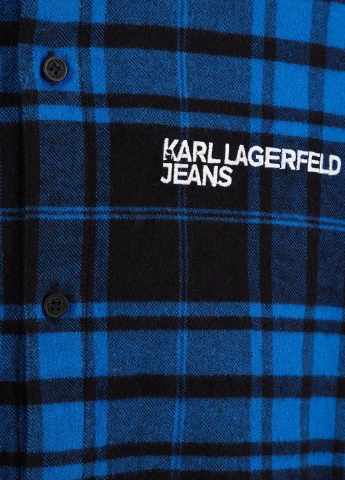 Цветная кэжуал рубашка в клетку Karl Lagerfeld Jeans