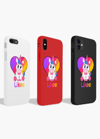 Чехол силиконовый Apple Iphone 8 plus Лайк Единорог (Likee Unicorn) (6154-1594) MobiPrint (219536993)