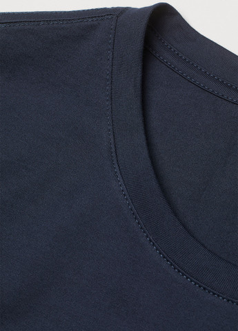 Темно-синяя футболка H&M