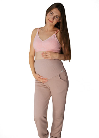 Утеплені спортивні штани-джогери для вагітних з кишенями HN (246266864)