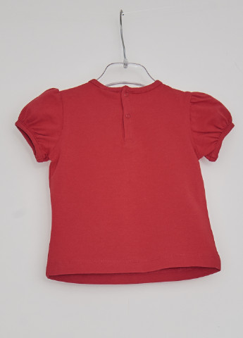 Красная летняя футболка с коротким рукавом Birba