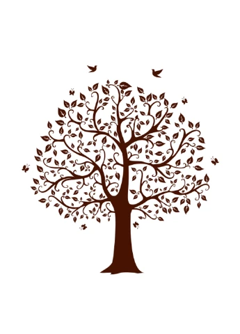 Наклейка "Дерево семьи" Uzuri (17795944)