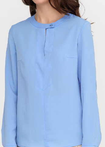 Голубая демисезонная блуза Femme
