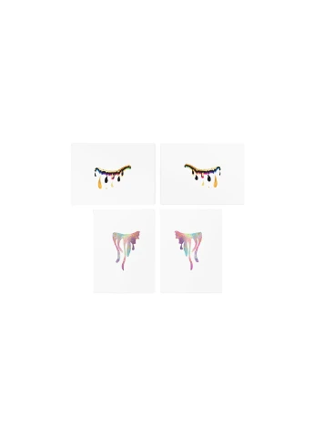 Тимчасові тату "Gold Tears Set" TATTon.me (254255619)