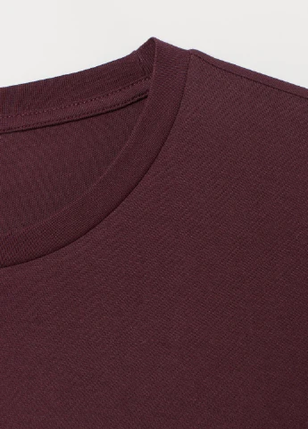 Бордова футболка H&M