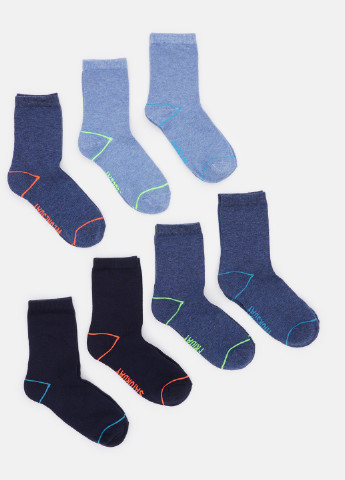 Шкарпетки (7 шт) C&A написи сині повсякденні