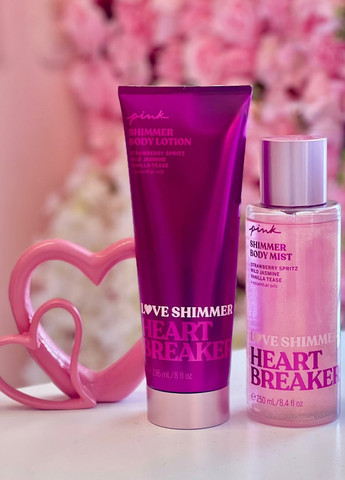 Набір для тіла Love Shimmer Heart Breaker (лосьйон, міст), 236 мл/250 мл Victoria's Secret (321751692)