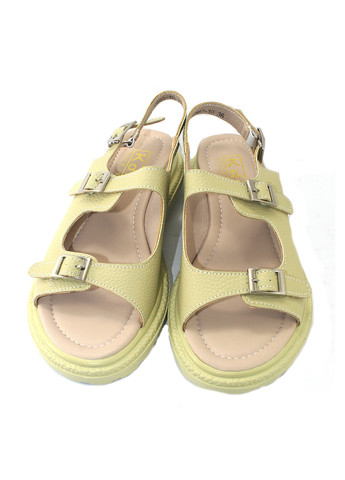 Оливковые босоножки KDSL с ремешком