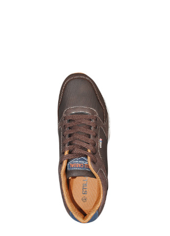 Коричневые демисезонные кроссовки sk4671-2 brown Stilli