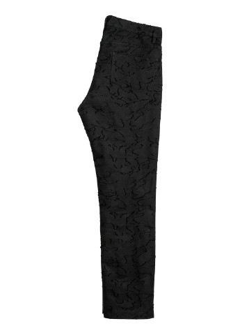 Черные кэжуал демисезонные со средней талией брюки H&M Studio