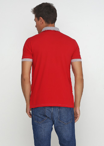 Красная футболка-поло для мужчин Daggs однотонная