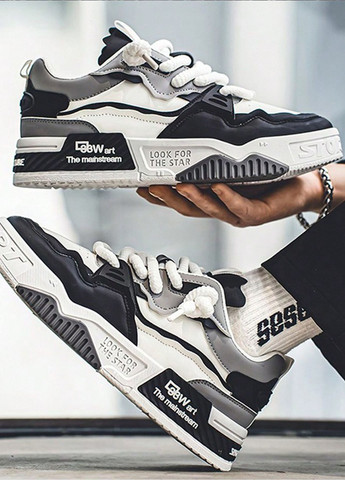 Чорно-білі Осінні кросівки SHEIN