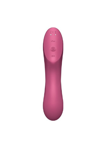Вакуумний стимулятор із вібрацією Curvy Trinity 3 Red Satisfyer (254785284)