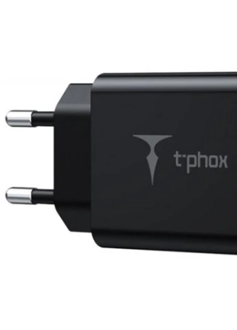 Зарядний пристрій Mini 12W 2.4A + Micro cable 1.2m (Black) (Mini (B) + Micro) T-PHOX (216637531)